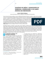 Tratamiento Psicologico de Niños en Acogimiento Residencial