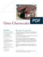 Receta de Oreo Cheesecake 