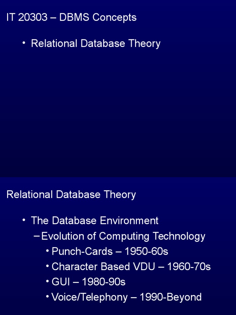 01 Introduction | PDF | Relational Database | Databases