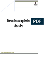 Dimensionare Grinzi