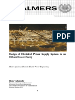 Design of Electrical Power Supply System in an Oil and Gas refinery_Thesis