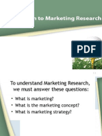 Introduction To Marketing Research