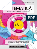 Presstern Carte Matematica 1 Geometrie Si Analiza Matematica
