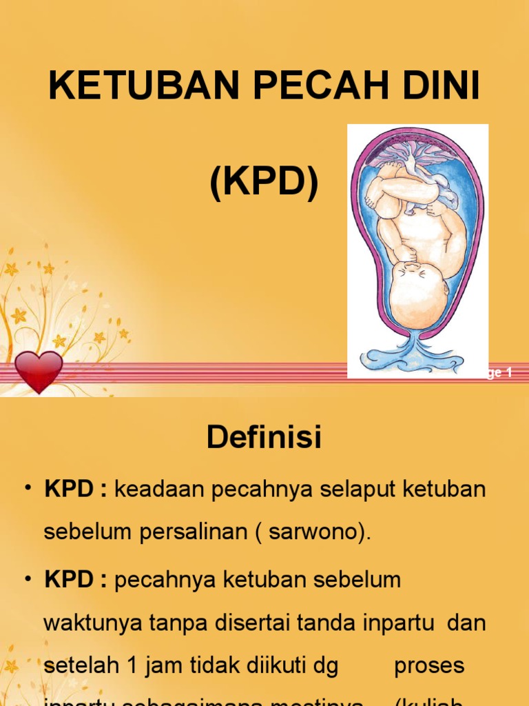 tanda air ketuban pecah