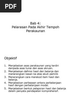 Bab 4 Pelarasan Pada Akhir Tempoh Perakaunan1 Pdf