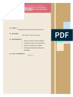 Informe 01 - Evaluacion Sensorial