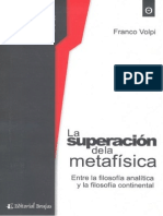 Volpi Franco - La Superación de La Metafísica