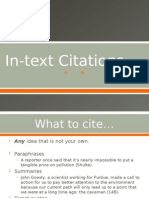 In-Text Citations