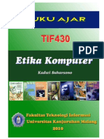 Buku Ajar Etika Komputer