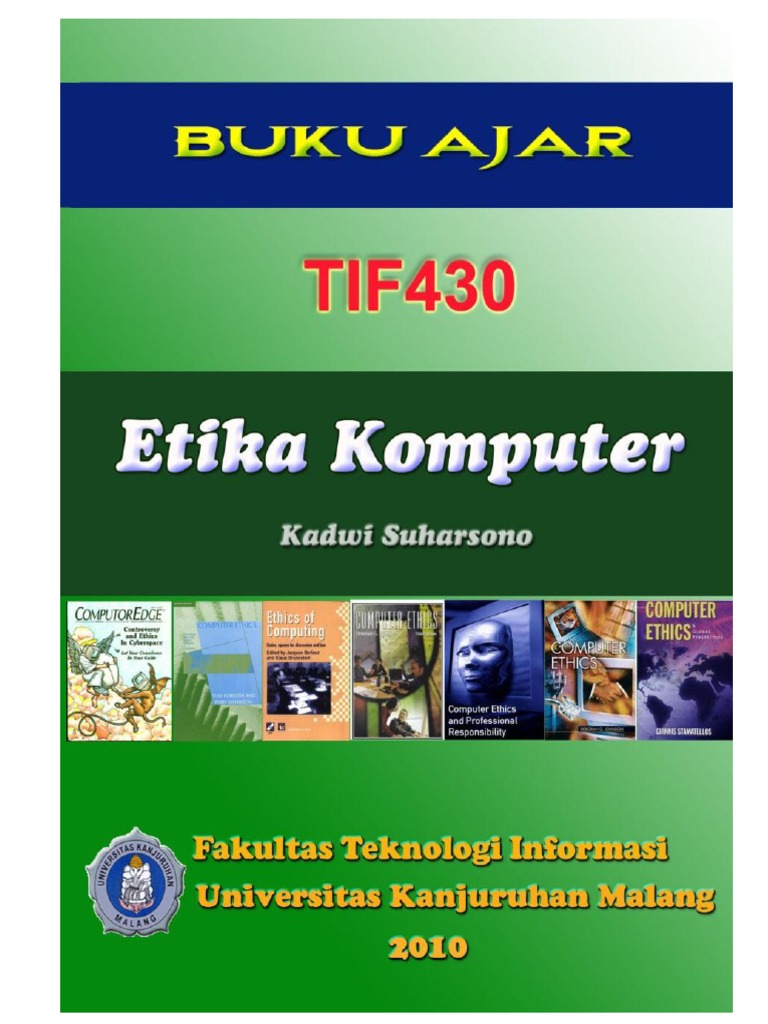 Buku Ajar Etika Komputer