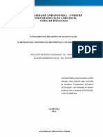 ATPS - Fundamentos Filosóficos Da Educação