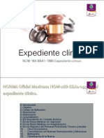 Expediente Clinico NOM 168 Ssa1-1998