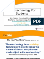 Nanotechnology For Students: Jim Mason, Executive Director Oklahoma Nanotechnology Initiative