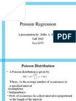Poisson Regression in EViews for Count Data