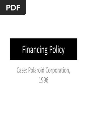 Polaroid Corporation 1996