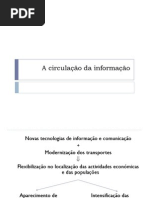 A Circulação Da Informação