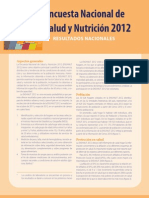 Encuesta Nacional de Salud y Nutrición 2012