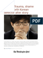 Author Trauma, Shame Made North Korean Defector Alter Story