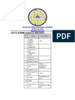 20 Pin Car OBD2 Proprietary