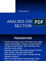 Analisis Cross Section