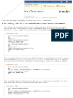 Ejemplos de SELECT (Transact-SQL)