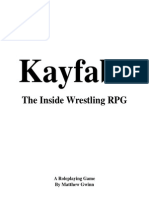 Kayfabe - The Inside Wrestling RPG