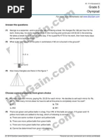 IMO (Math Olympiad) Sample Practice Paper For Class 5 by EduGain