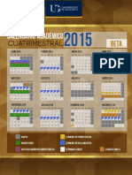 Calendario Cuatrimestral Beta 2015