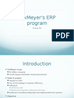 Foxmeyer'S Erp Program: Group D4
