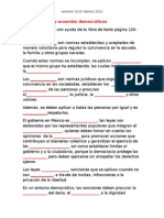 Normas y Acuerdos Democráticos