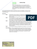 IT Employee Skills Matrix: Instructions