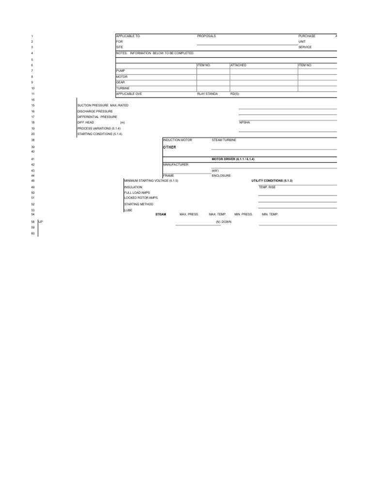 (450756430) Data Sheet Api 610 | PDF | Bearing (Mechanical) | Pipe ...