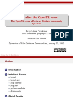 Debian communities after the OpenSSL error