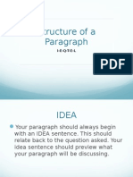 Paragraph Structure