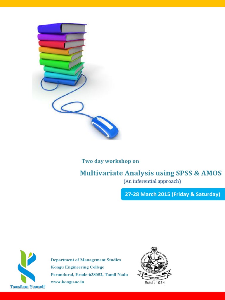 Multivariate Analysis Workshop 2015 | PDF | Statistics | Master Of ...