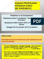 Metode Kerja Pelaksanaan Perkerasan Kaku