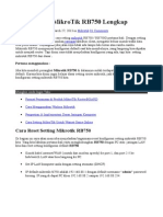 Cara Setting Mikrotik RB750