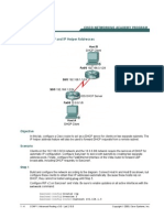 Lab 2.10.3 Using DHCP and IP Helper Addresses: Objective