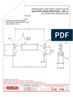 Spreader Bar, Fixed Length (Af22A00-00A-Pa) : Cage Code: 65059 - Drawing No: SAF22A00 - Revision: - Sheet: 1 of 1