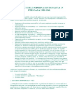 80926647 Arhitectura Moderna Din Romania in Perioada 1920 1940