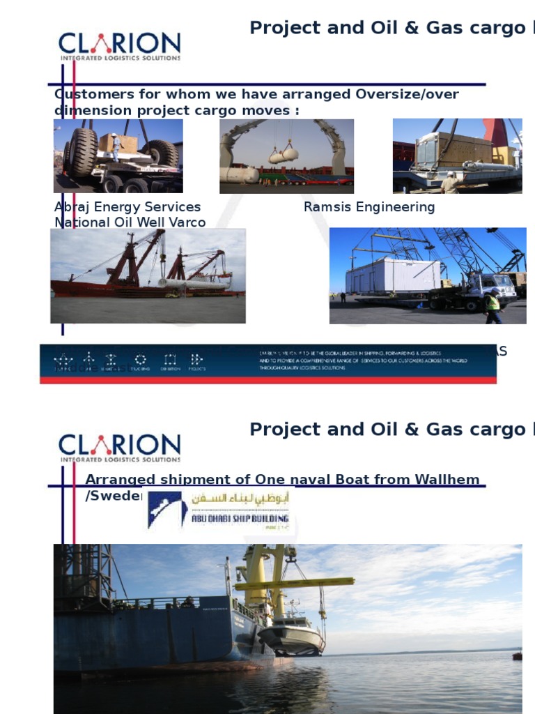 Oversize Project Cargo Shipping Services | PDF