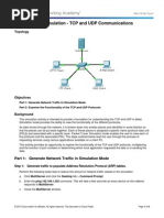 7.3.1.2 Packet Tracer Simulation - Exploration of TCP and UDP Instructions