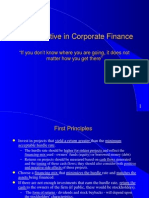 The Objective in Corporate Finance