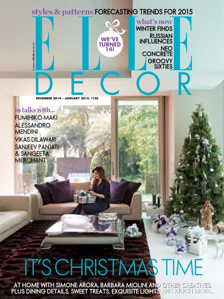 Elle Decoration India December January 2015 Technology 3 D
