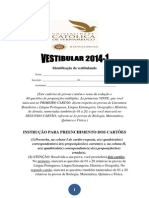 Vestibular UNICAP 2014.1