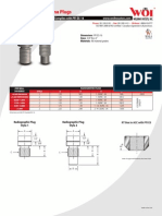 Dimensions: Radiographic & Gamma Plugs