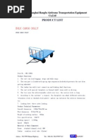 Container Dolly, Pallet Dolly, Baggage Cart For Sales