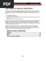 200 ways to revive a hard drive