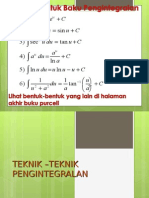 3 Teknik Pengintegralan