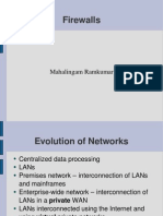 Firewalls: Mahalingam Ramkumar